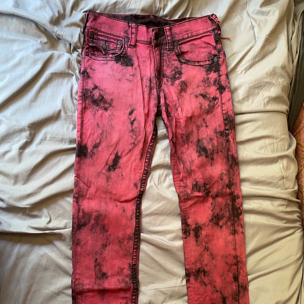 Mens' Acid Wash True Religion Jeans!